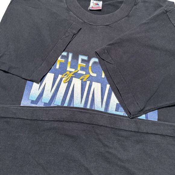 Vintage 1995 Jeff Gordon NASCAR Racing DuPont Reflections Of A Winner T-Shirt L - Picture 6 of 7